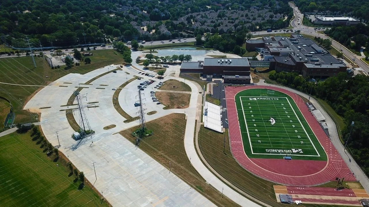 Marquette Senior High School in Chesterfield, Missouri