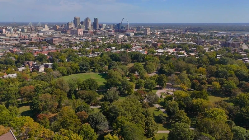 Lafayette Park in St. Louis, MO