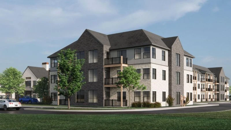 Architect's rendering of the Cedarhurst senior living community in Wentzville