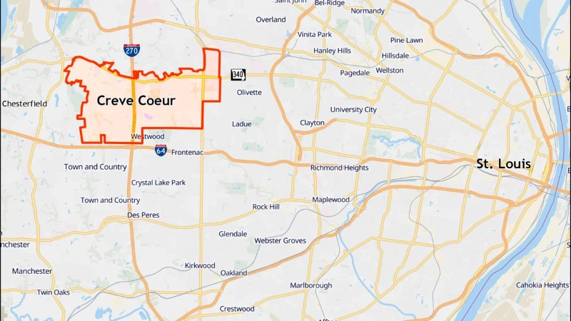 Creve Coeur Map