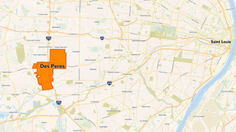 Des Peres Location