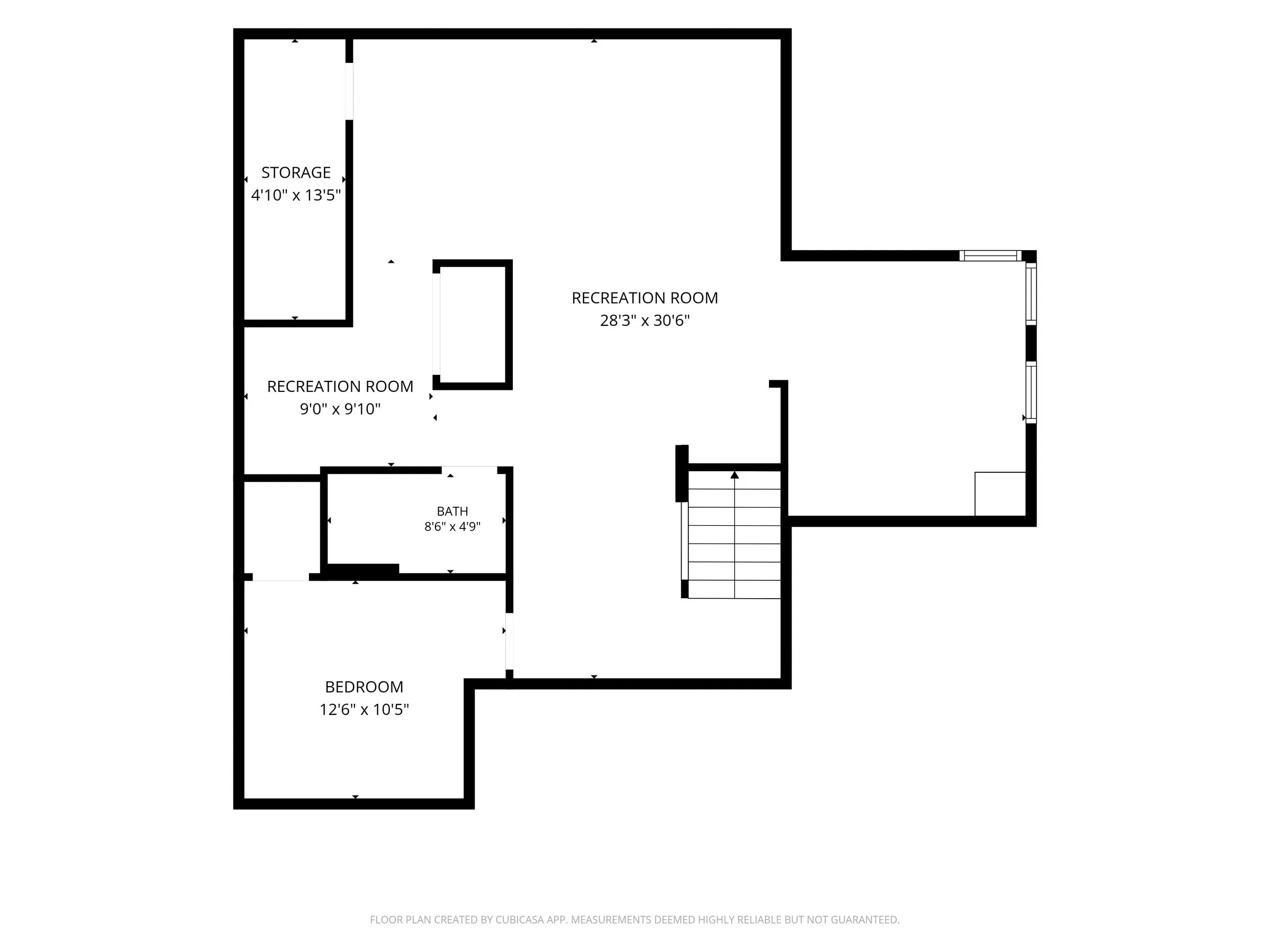 Main level floor plan for 206 Hawksbury Place in O’Fallon, with room dimensions for the kitchen, living room, dining room, family room and garage