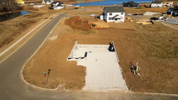 1. Foundation & Slab phase of new home construction