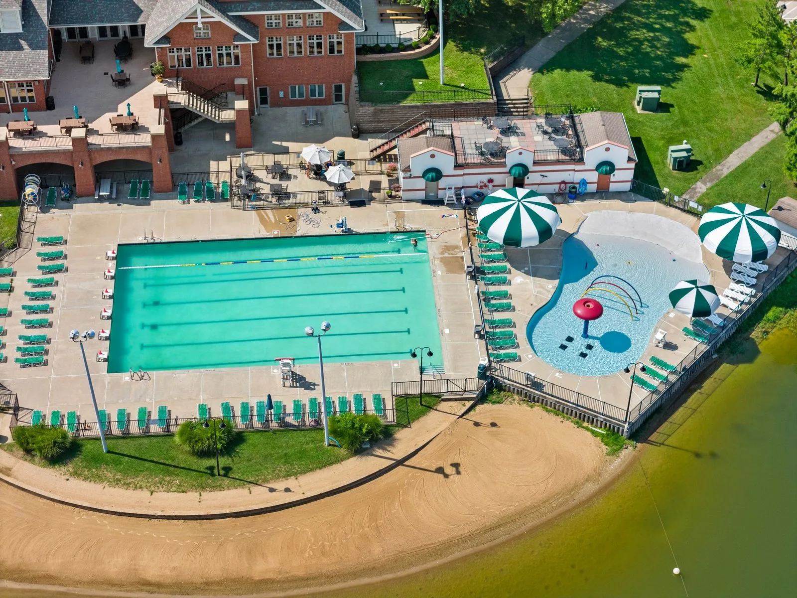 Pools at the LSLCA clubhouse