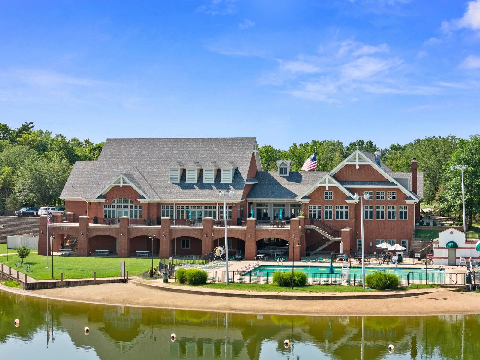 Lake St. Louis community association clubhouse front