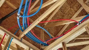 3. MEP Rough-Ins phase of new home construction