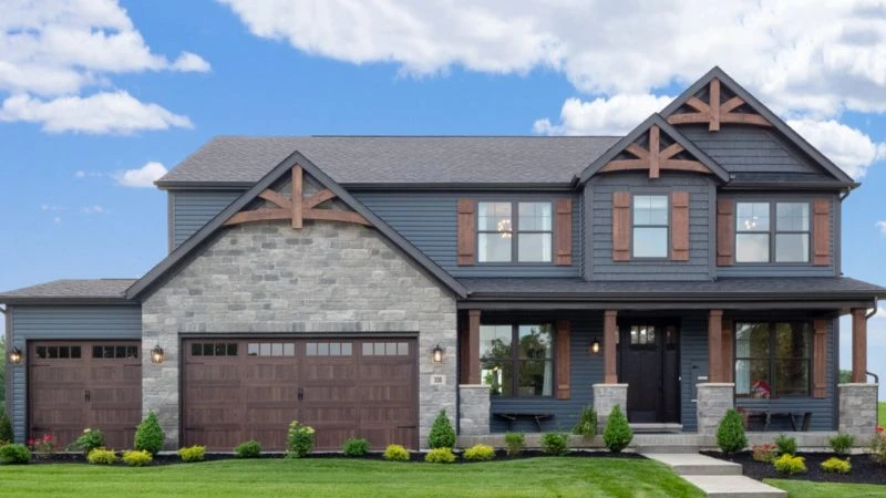 Model home at Amberleigh by Lombardo Homes