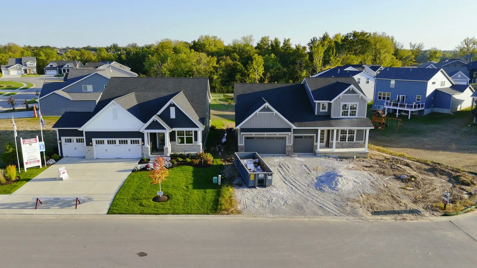 A builder’s display home at Cottleville Trails in Cottleville, Missouri