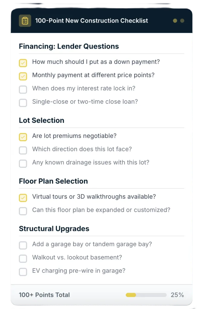 Preview of the New Construction Playbook guide