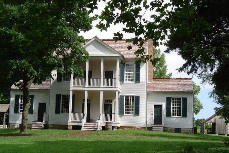 Thornhill, the historic Frederick Bates home preserved at Faust Park in Chesterfield
