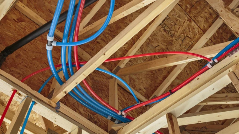 Wiring in a new construction home