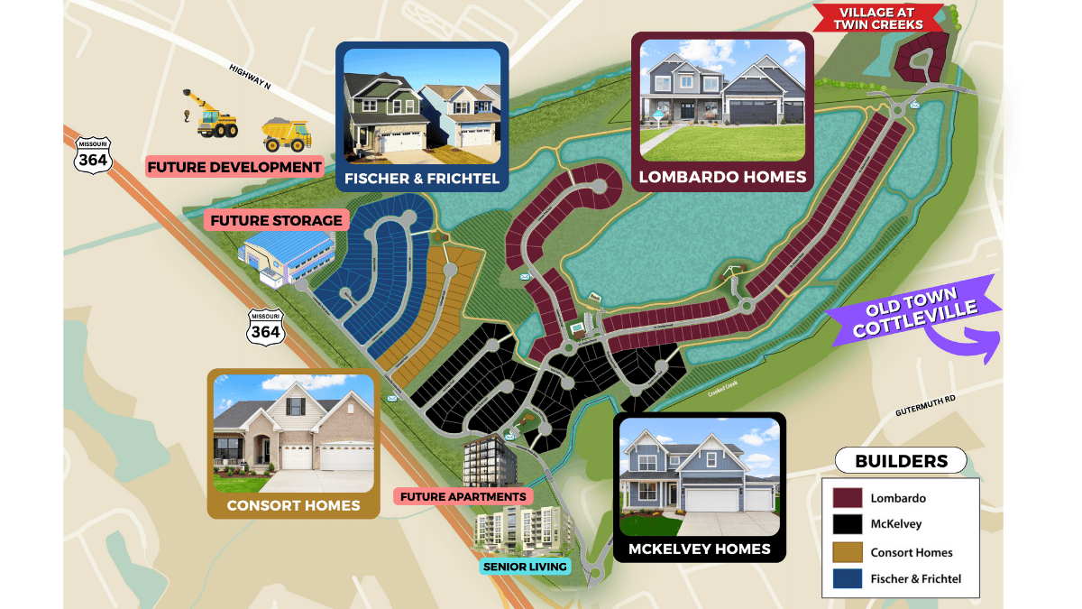 Cottleville Trails neighborhood map Cottleville Trails neighborhood map