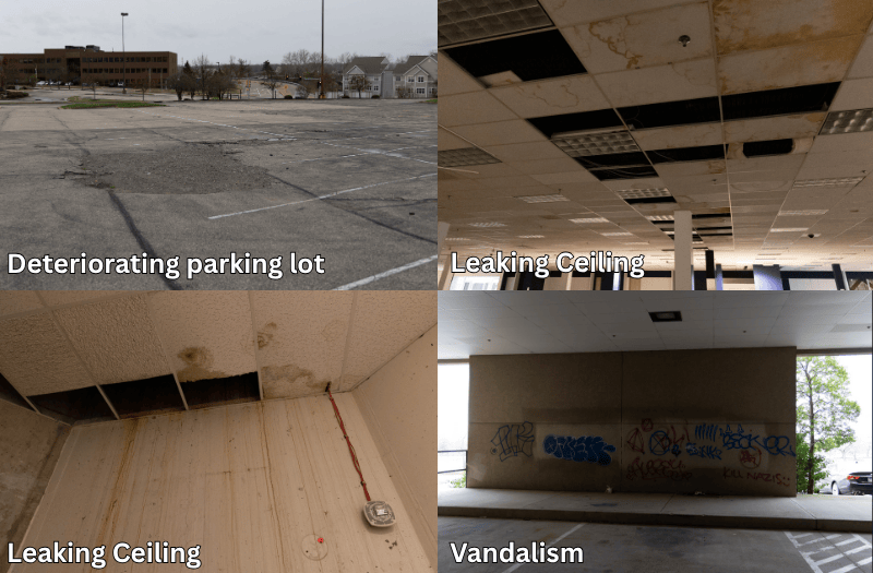 Deterioration of Chesterfield Mall Deterioration of Chesterfield Mall