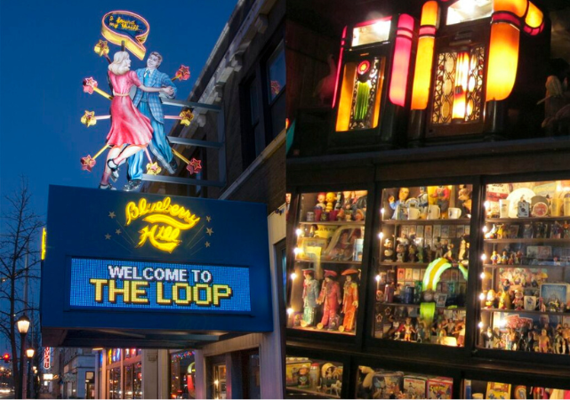 The iconic Blueberry Hill restaurant and music club