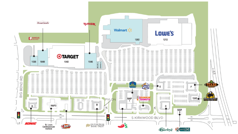 Map of Kirkwood Commons
