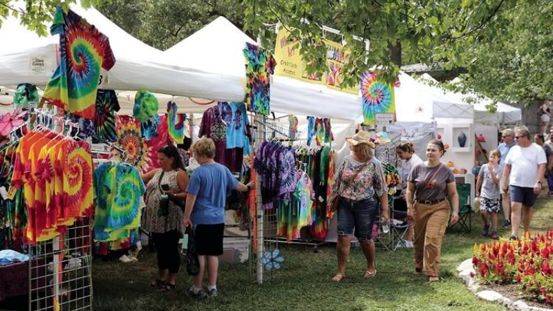 Scene from the Kirkwood Greentree Festival