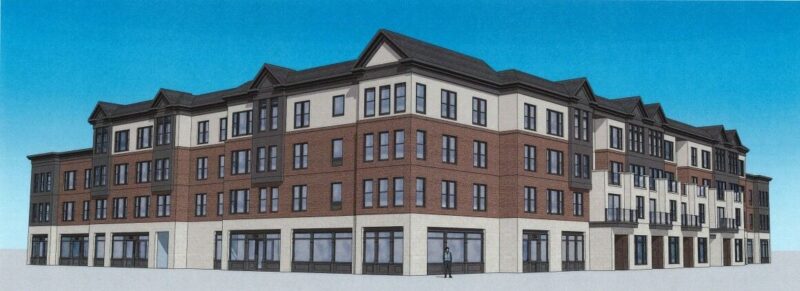 Apartment rendering for 300 n kirkwood road