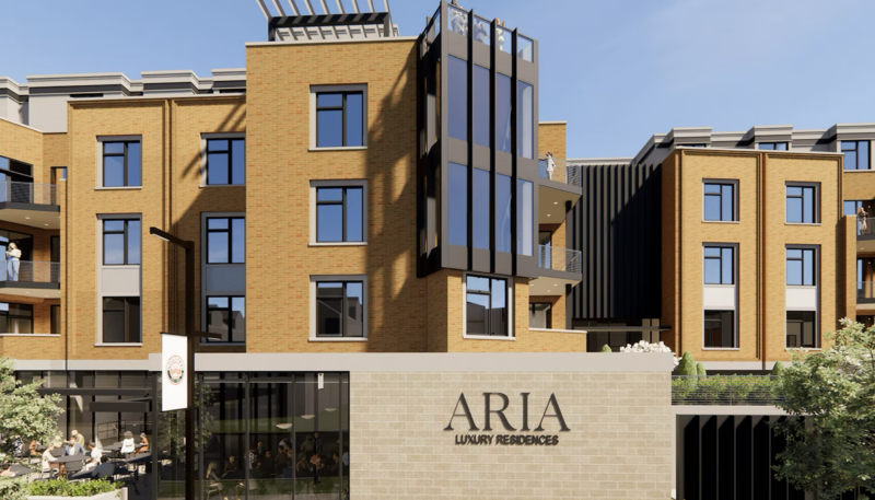 Aria luxury residences rendering