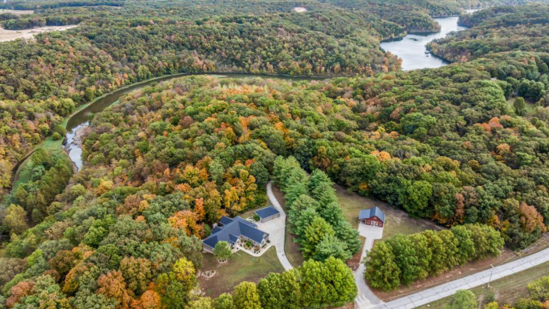 Waterfront home on 37 acres on Callaway Fork, listed by Blondin Group