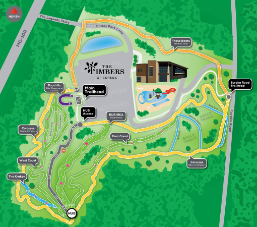 Timbers of Eureka map