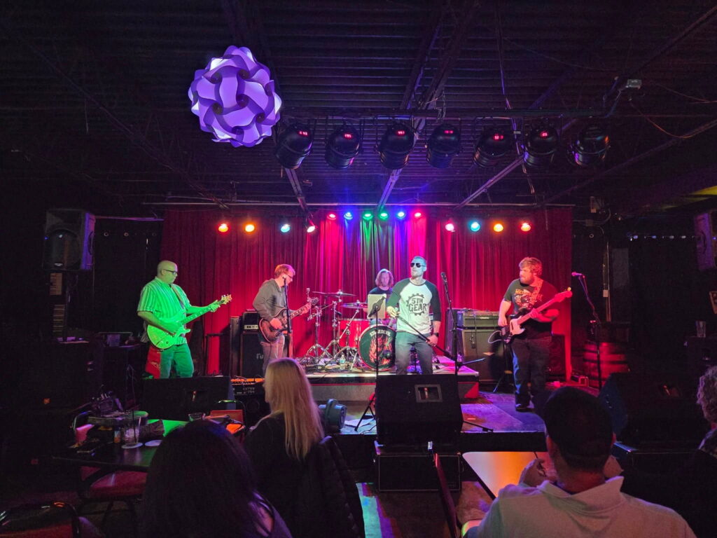 Aaron playing in fifth gear