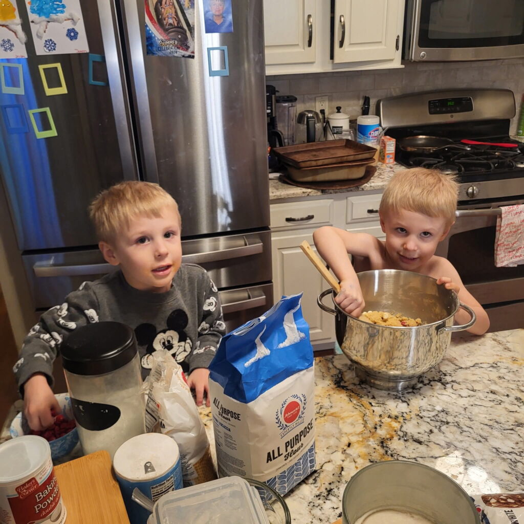 Kates twins baking